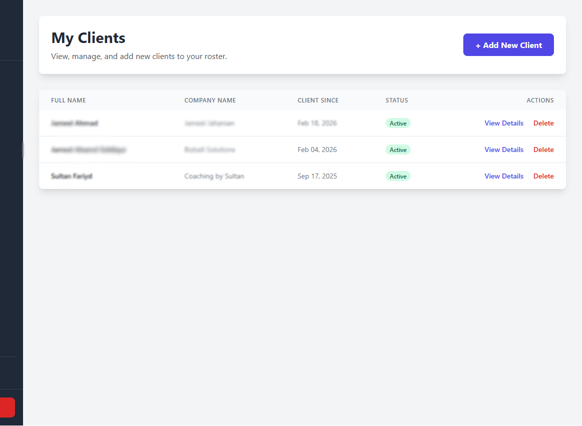 Centralized Client Intelligence Ledger
