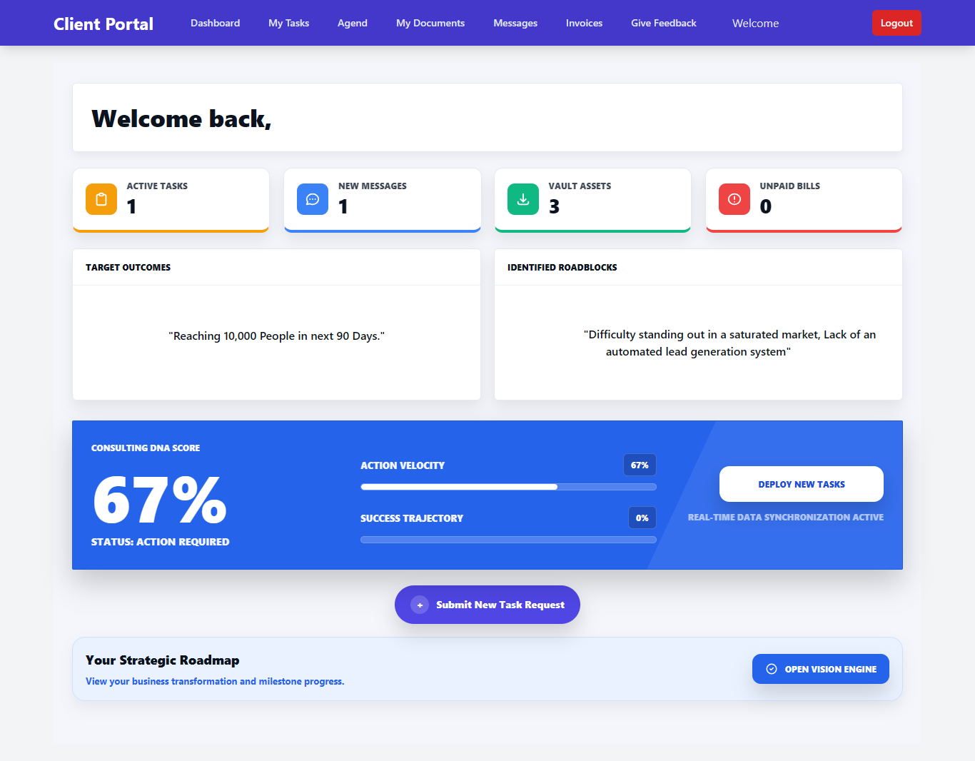 Strategic Client Transformation Portal